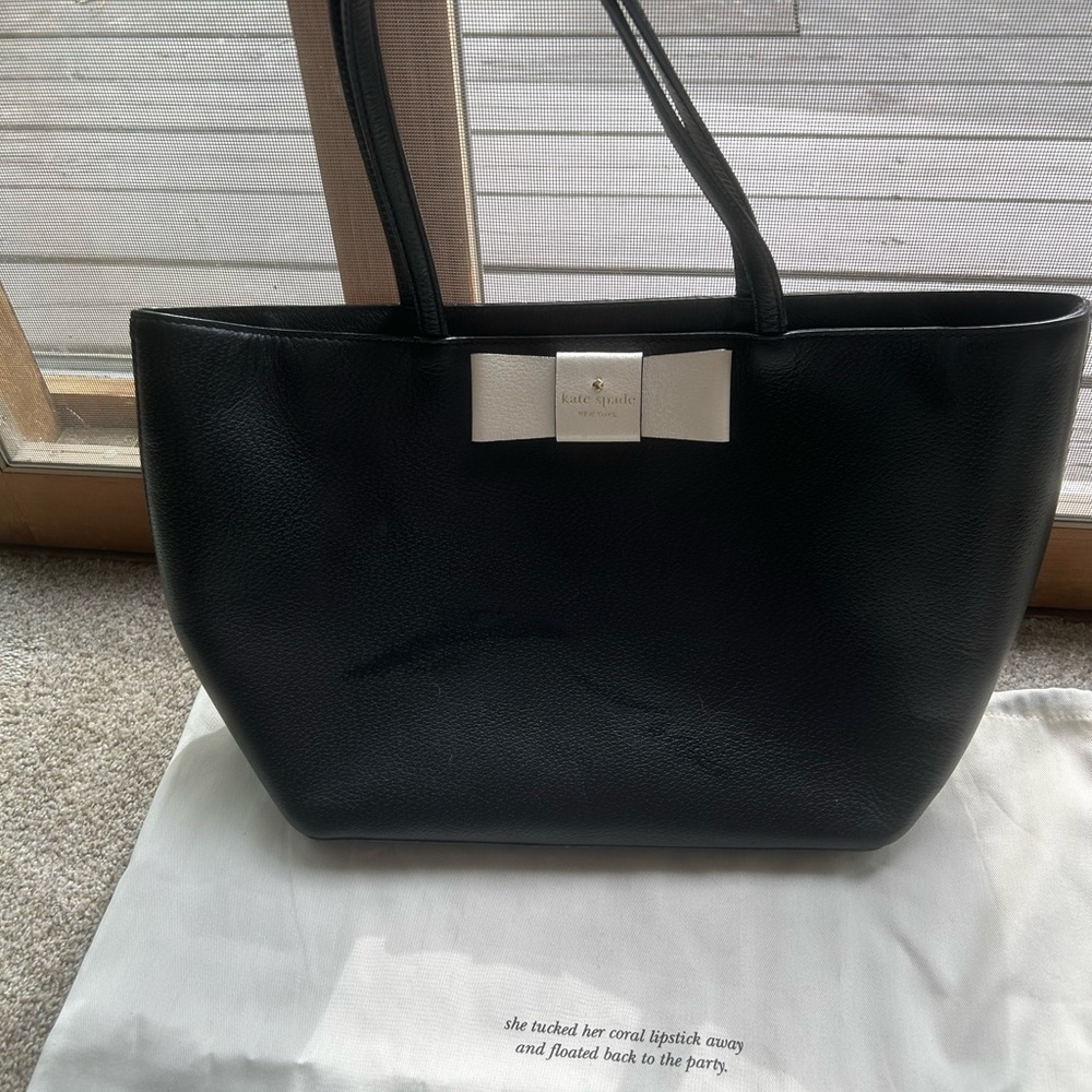 Kate spade double strap bow bag